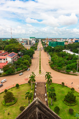 ラオス・ビエンチャン・勝利の門・凱旋門・Patuxay