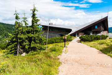 Labska bouda hut in Giant Mountains (Krkonose) in Czech Republic