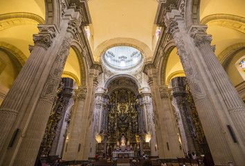 Naklejka premium El Salvador church, Seville, Andalusia, spain