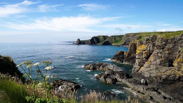 Muchalls to Tilly Tennant coastline.