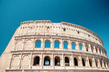 Fototapeta na wymiar Colosseum, rome, italy