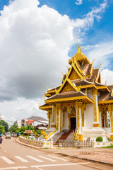 Naklejka premium ラオス・ビエンチャン