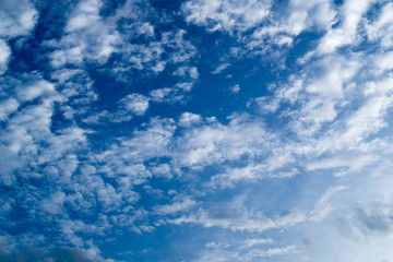 Fototapeta premium blue sky background with clouds , Sky with clouds