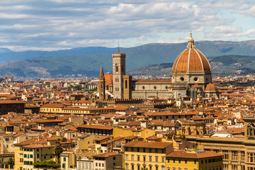 Fototapeta na wymiar View of Florence, Italy.