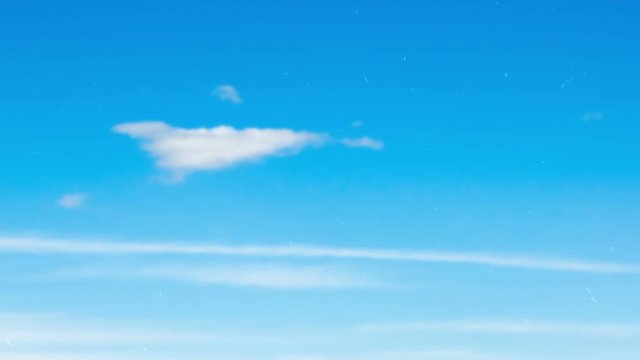 Blue field entoptic phenomenon in the sky