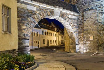 Freiberg - city gate at Donatsturm