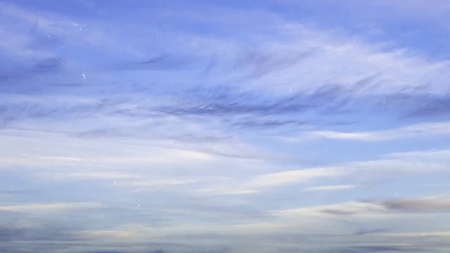 Blue field entoptic phenomenon in the sky