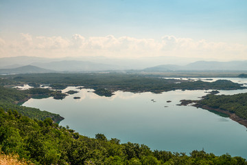 Summer view of the Slansko Lake