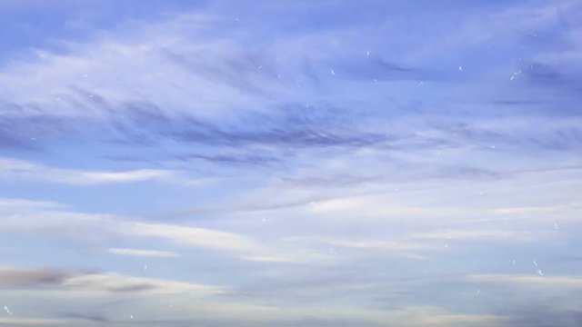 Blue field entoptic phenomenon in the sky