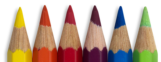 color pencils with clip-path