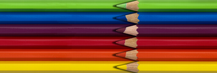 color pencils with clip-path