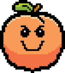 Evil 8-Bit Cartoon Peach