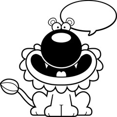 Talking Cartoon Lion