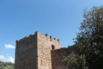 Mura di cinta Castello Iglesias Pisane Sardegna