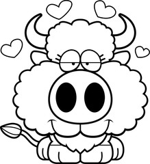 Cartoon Buffalo Love
