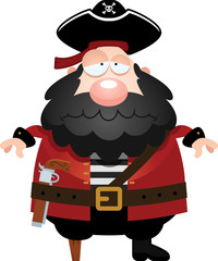 Sad Cartoon Pirate