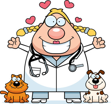 recommend clip art: Cartoon Veterinarian Hug