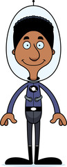 Cartoon Smiling Spaceman Man © corythoman