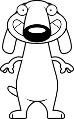 Happy Cartoon Dachshund