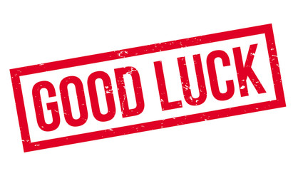 Fototapeta premium Good Luck rubber stamp. Grunge design with dust scratches. Effects can be easily removed for a clean, crisp look. Color is easily changed.