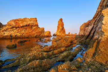 The coast landscape