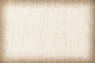 Brown light linen texture or background for your design - obrazy, fototapety, plakaty