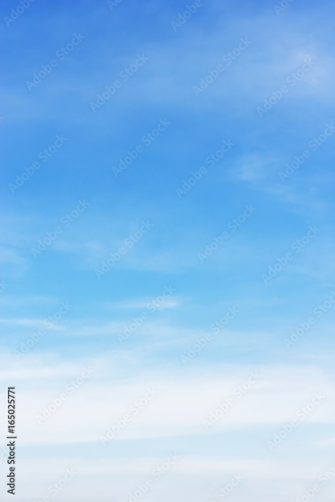 Canvas Prints soft white clouds against blue sky background and empty space for your design