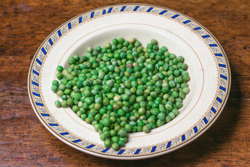 organic fresh peas