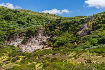 Fototapeta na wymiar Furnas do Enxofre, Terceira, Azores, Portugal