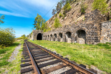 Masonry fortification "Italian Wall" on the Circum-Baikal Railway