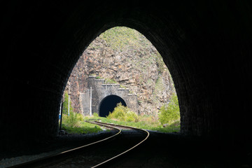 Two tunnels on Circum-Baikal Railway