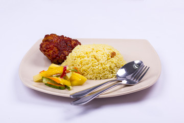 nasi minyak malaysian food