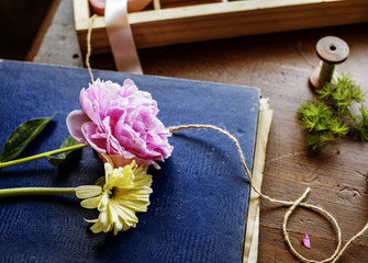 Flower on the cover book