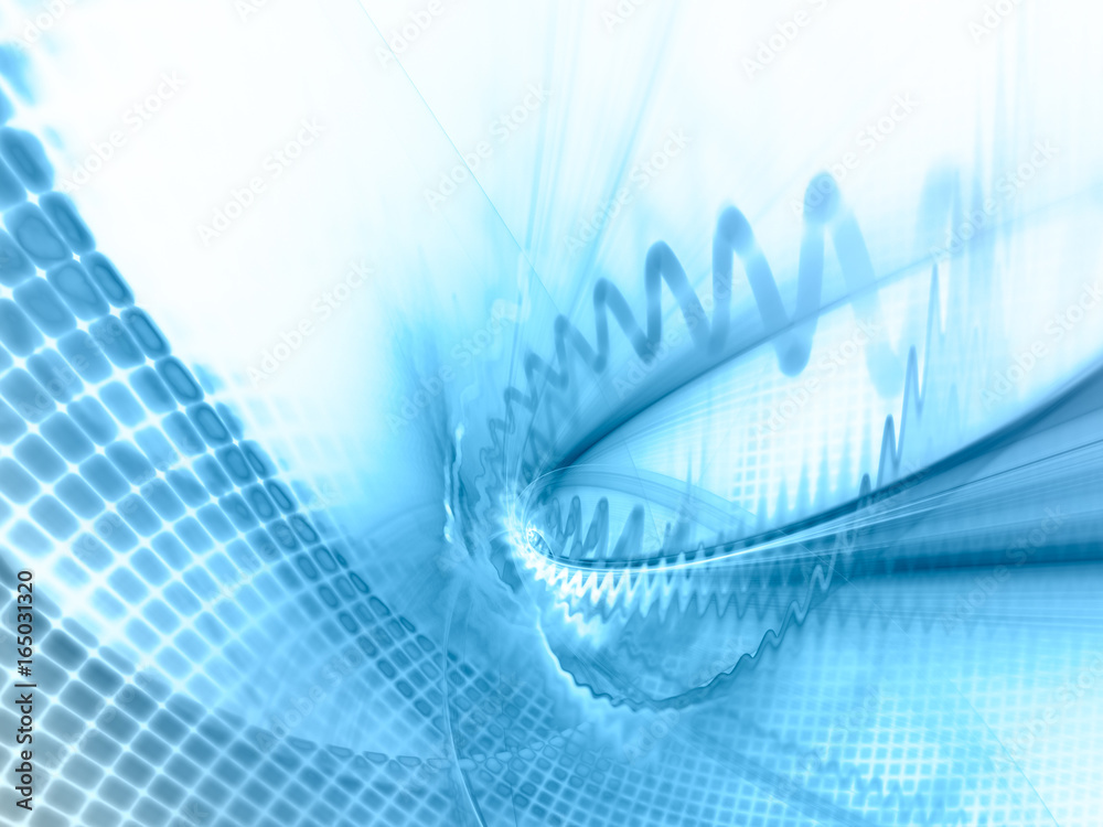 Fototapete abstract background element. grids and curves series. fractal graphics. composition of net shapes, c