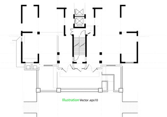 Architectural background, architectural plan, construction drawing