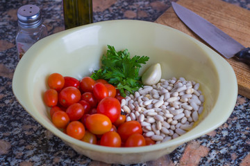 Salad ingredients
