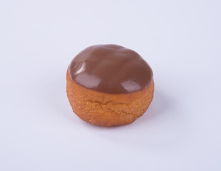 donut or chocolate donut on a background.