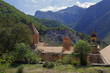 Fototapeta na wymiar Dadivank is an Armenian medieval monastery in the Nagorno-Karabakh Republic.