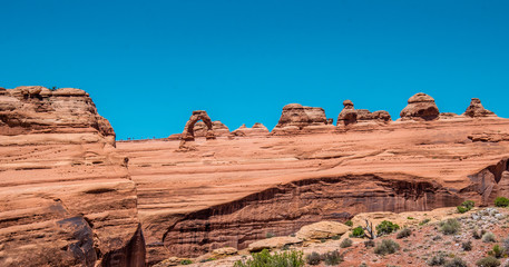 Fototapeta premium landscape of the Moab desert. Delicate arch. Arches National Park, Utah