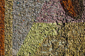 Mosaic background. Colorful ceramic tile pattern