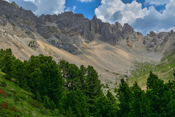 Italy South Tyrol Dolomites Latemar mountain