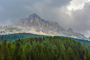 Italy South Tyrol Dolomites Latemar mountain