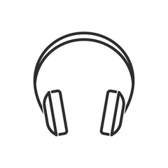 Headphone vector icon.