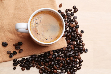 Cup of hot coffee ,Espresso