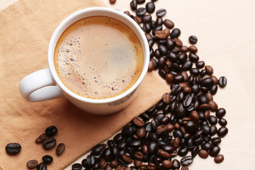 Cup of hot coffee ,Espresso