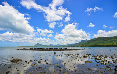 Seascape in Le Morne, Mauritius