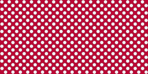 Nahtloses Punktemuster rot weiß