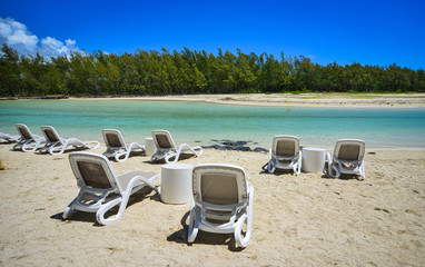 Idyllic tropical sea and turquoise water