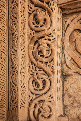 Detail section of  Sahastrabahu Temple or Sas-Bahu ka mandir