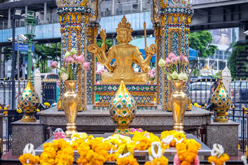 The Erawan Shrine in Bangkok